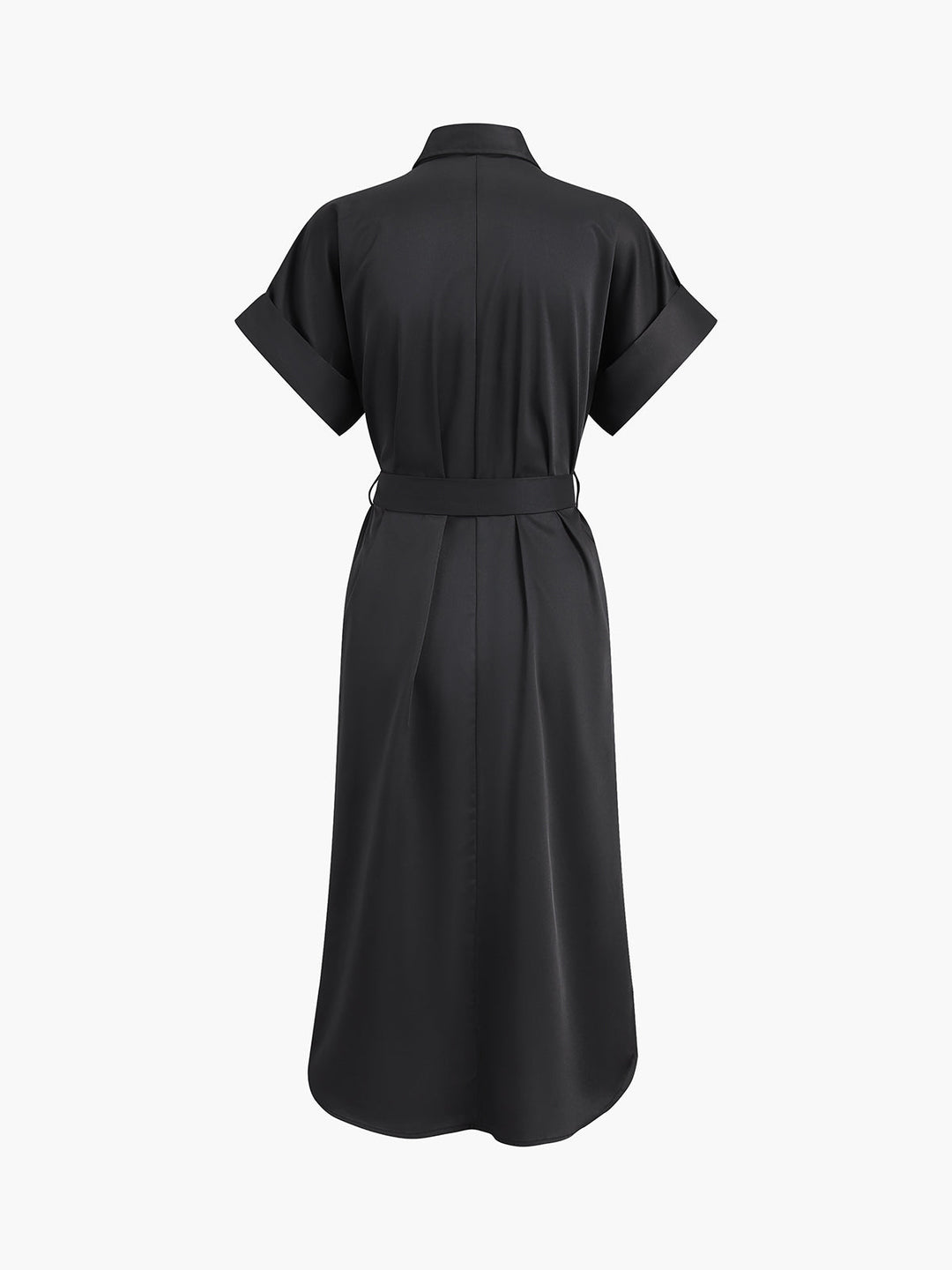 Polo Pockets Tied Midi Dress