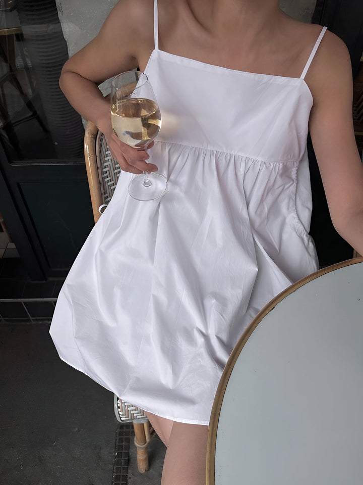 Serendipity Drawstring Pockets Cami Short Dress