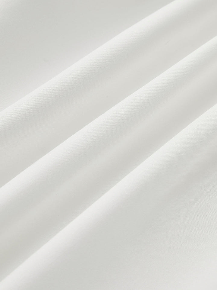 Two Tone Off Shoulder Bubble Short Dress