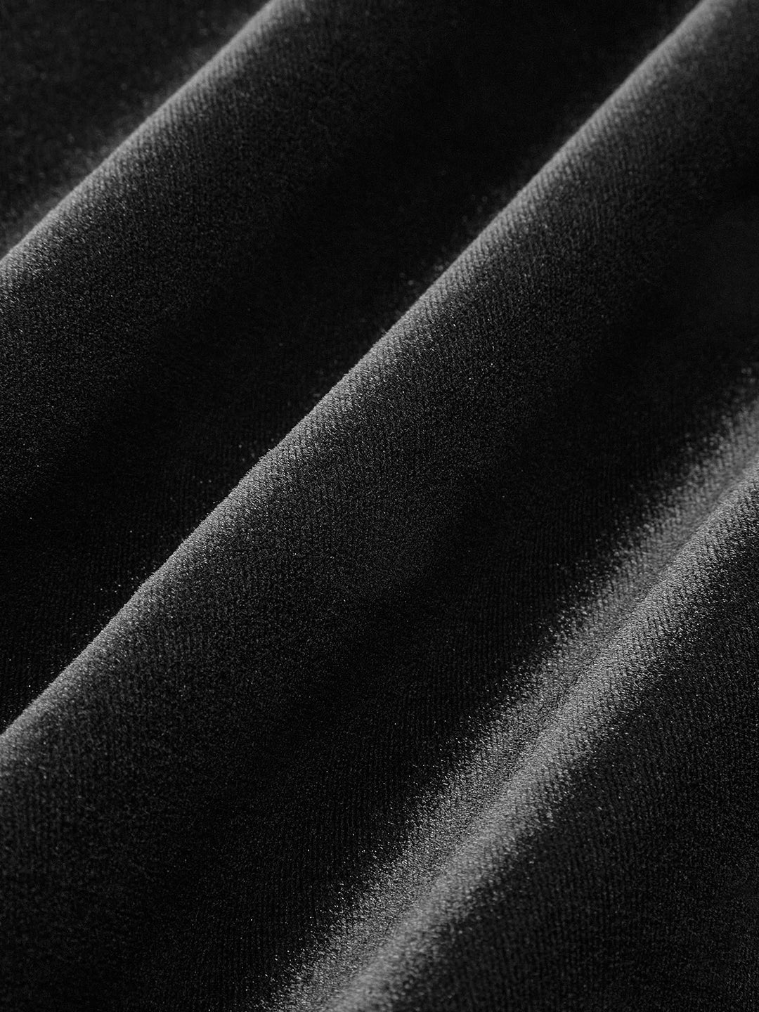 Bow-Decor Backless Velvet Tank Dress