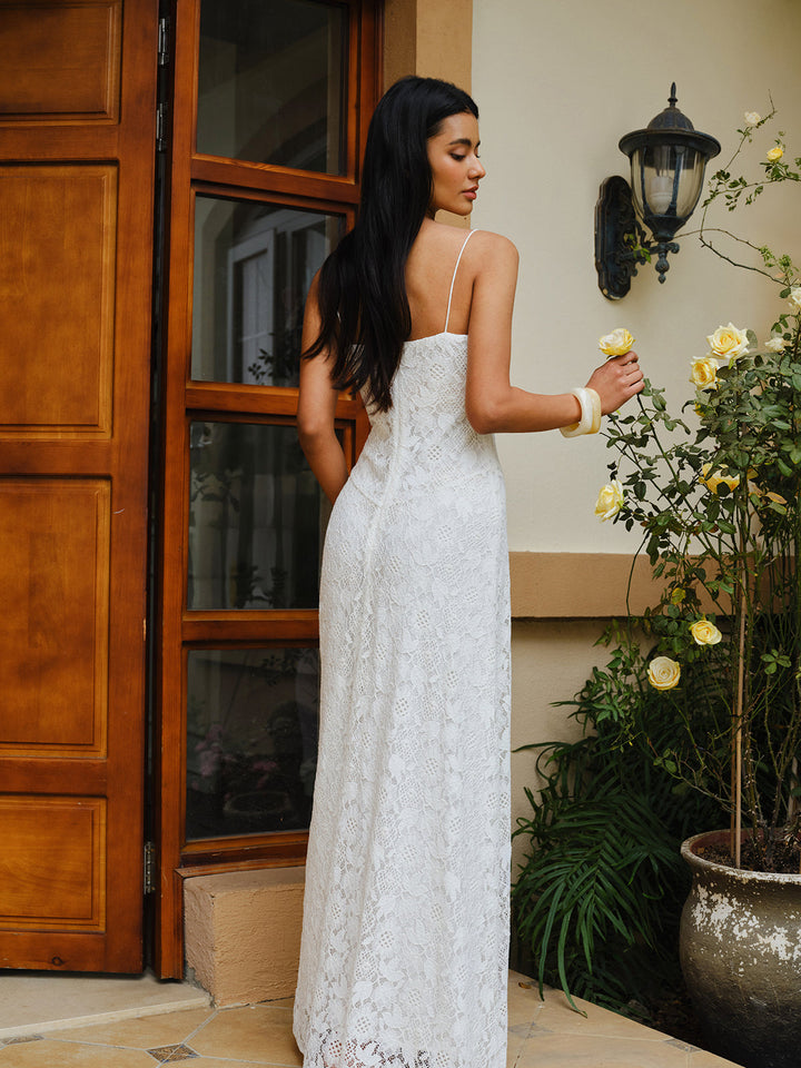 Lace Spaghetti Strap Dress