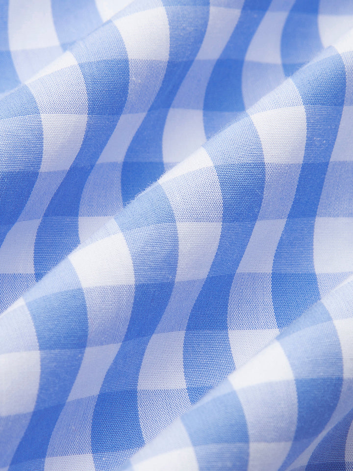 Lace-Up Checkerboard Corset Dress