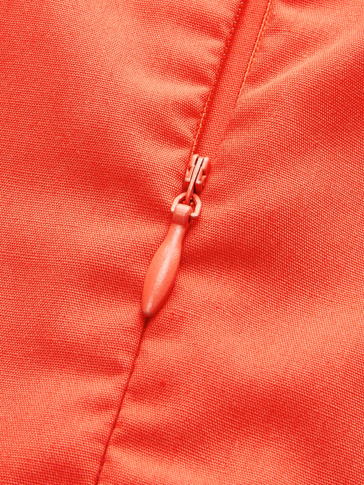 Embroidered Bow-Detail Cami Dress