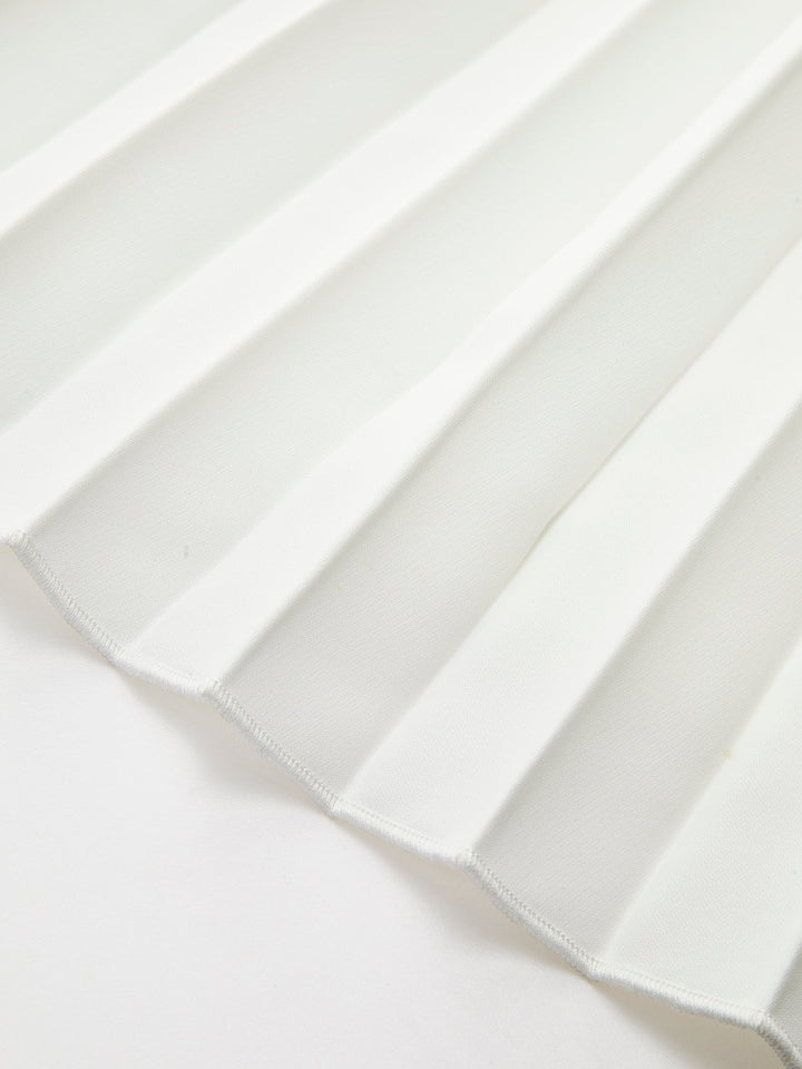 Sleeveless Pleated Dress