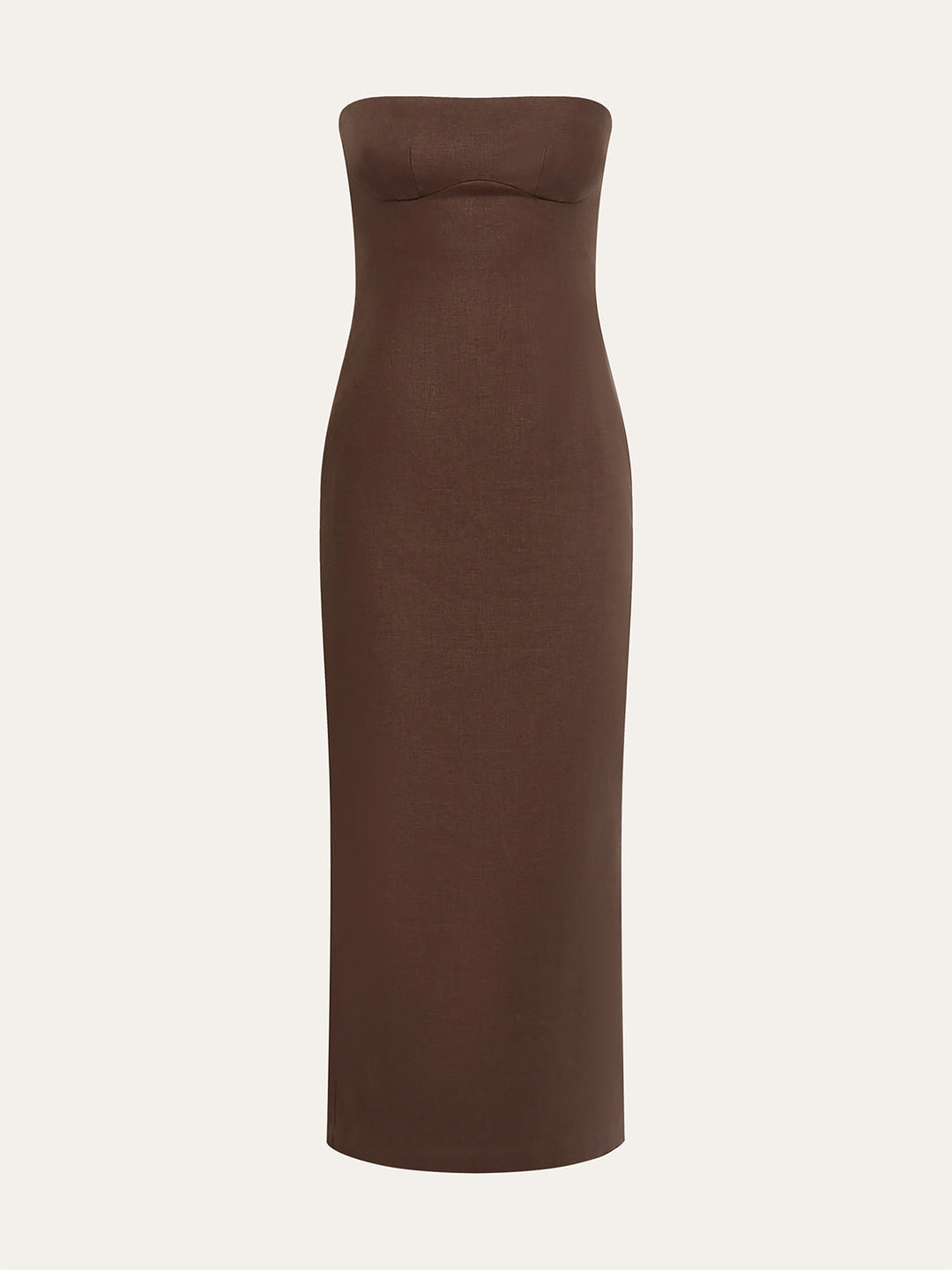 Floral Print Strapless Dress