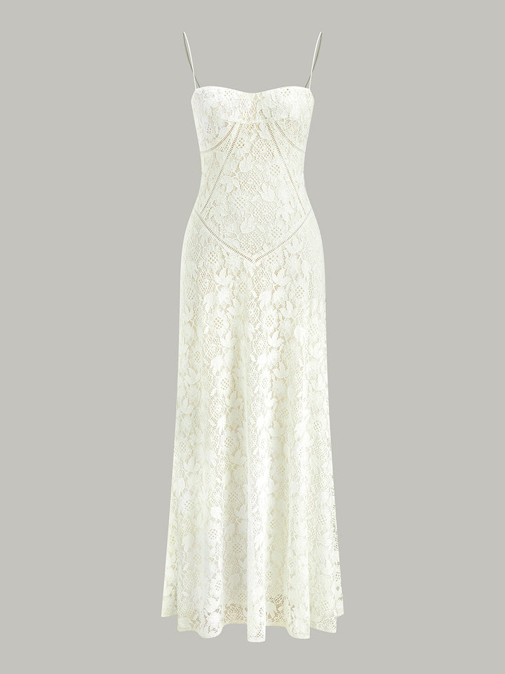 Lace Spaghetti Strap Dress