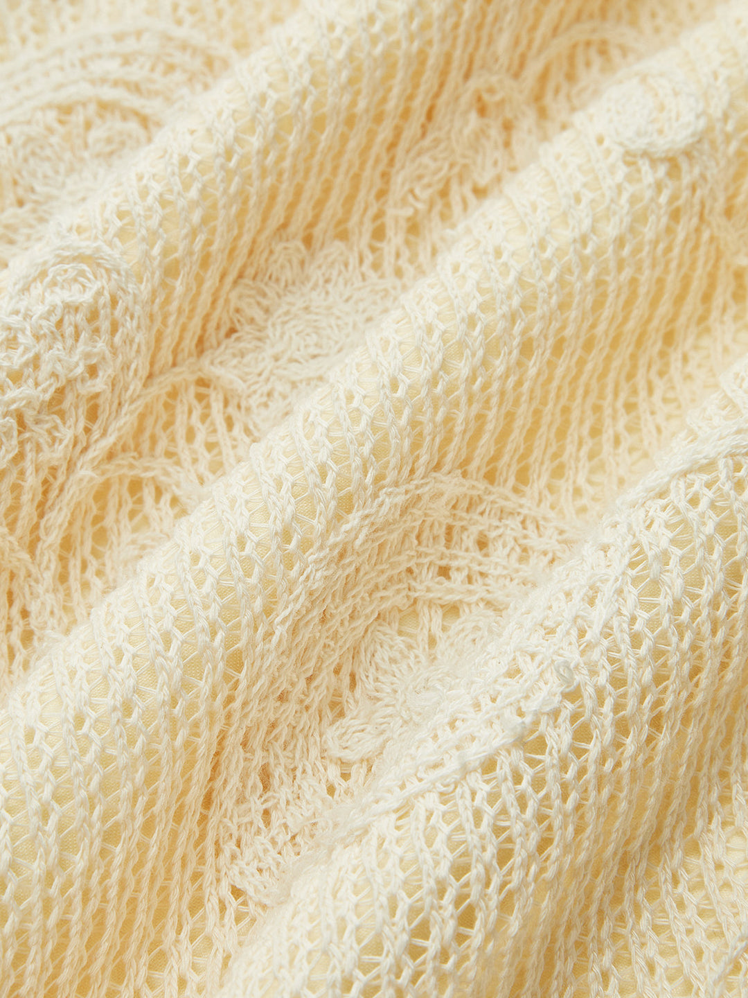 Crochet Belted Midi Dress