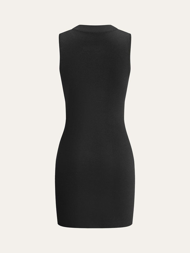 Cut-Out Halter Dress