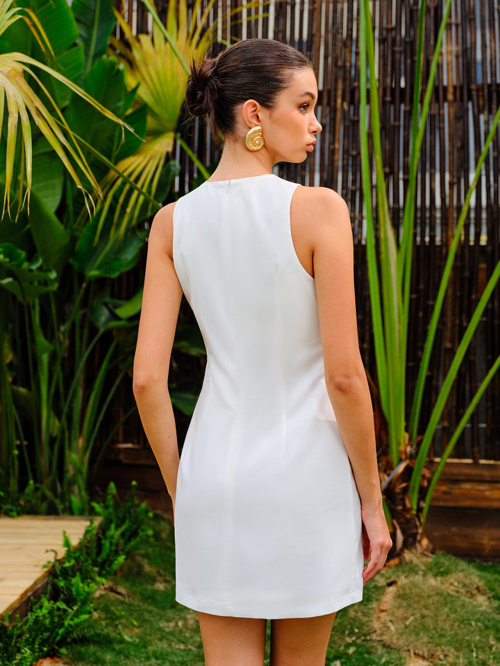 Floral Print Sleeveless Dress