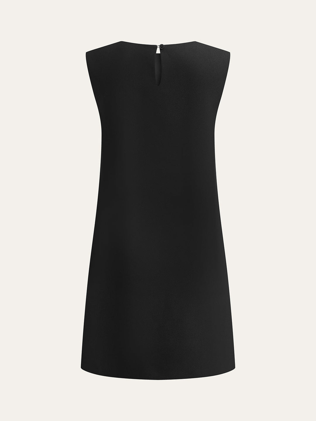 Metal Decor Sleeveless Mini Dress