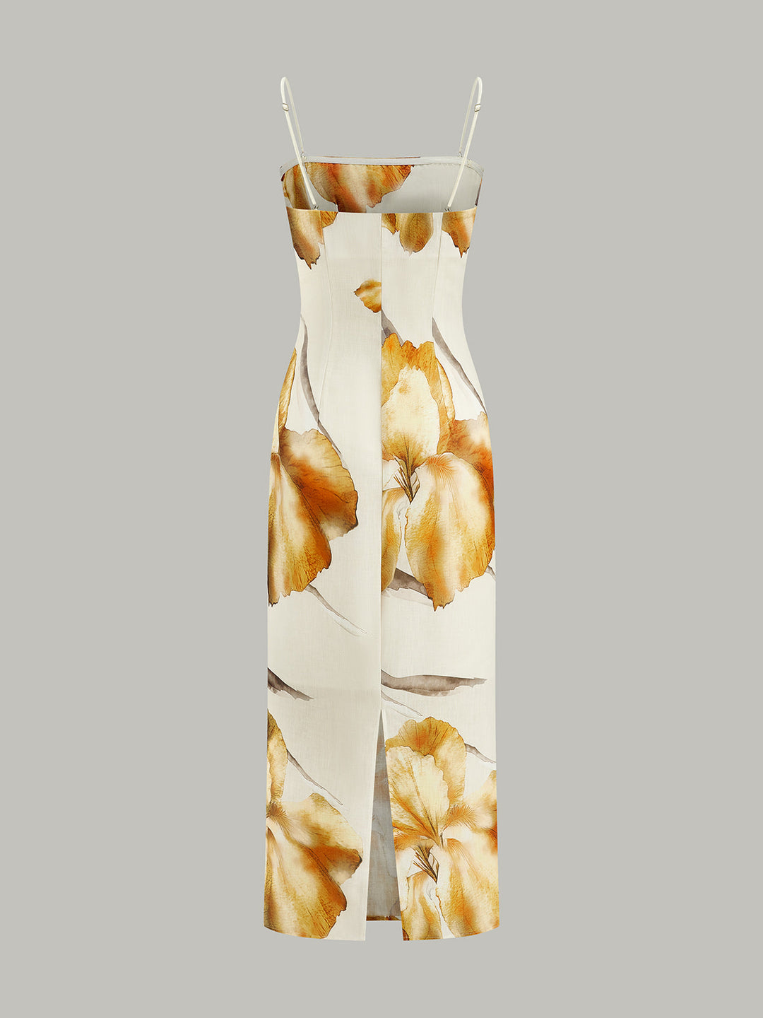 Floral-Print Midi Dress