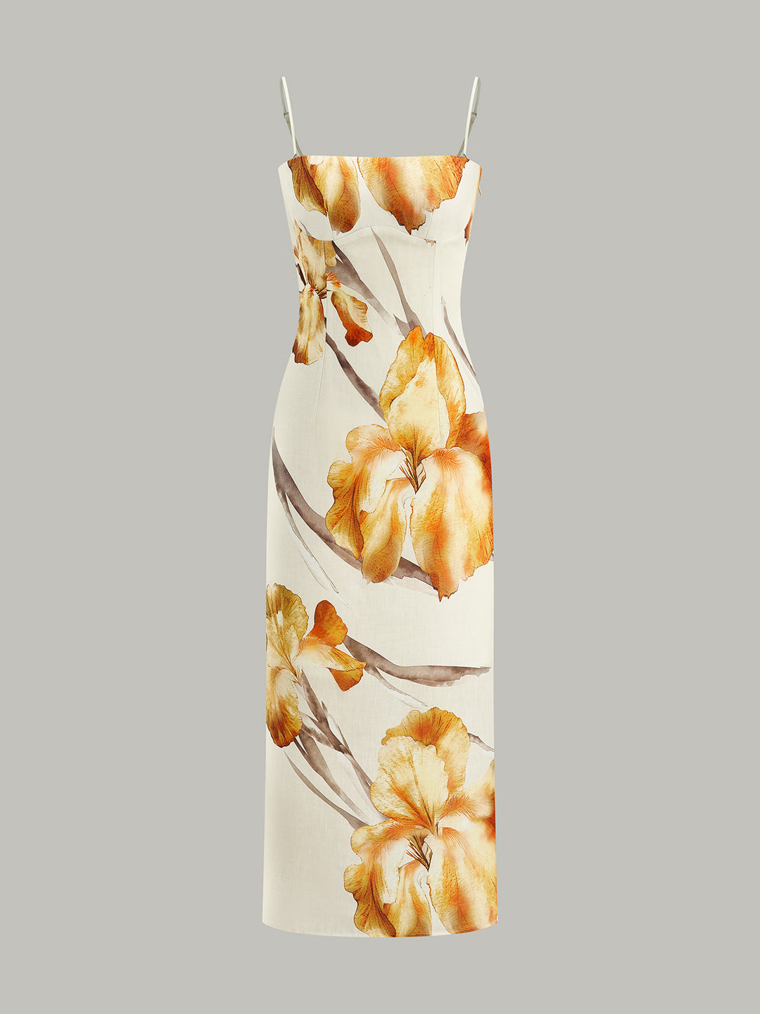 Floral-Print Midi Dress