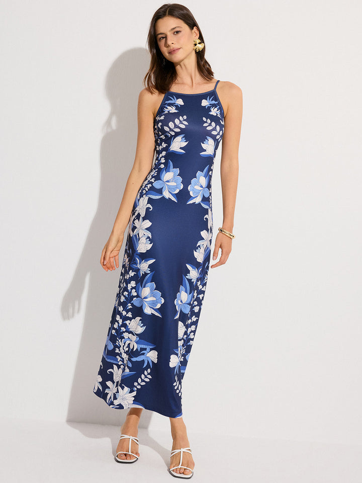 Floral Print Maxi Dress