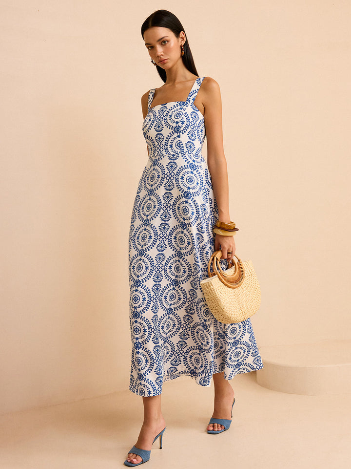 Boho Printed Maxi Dress