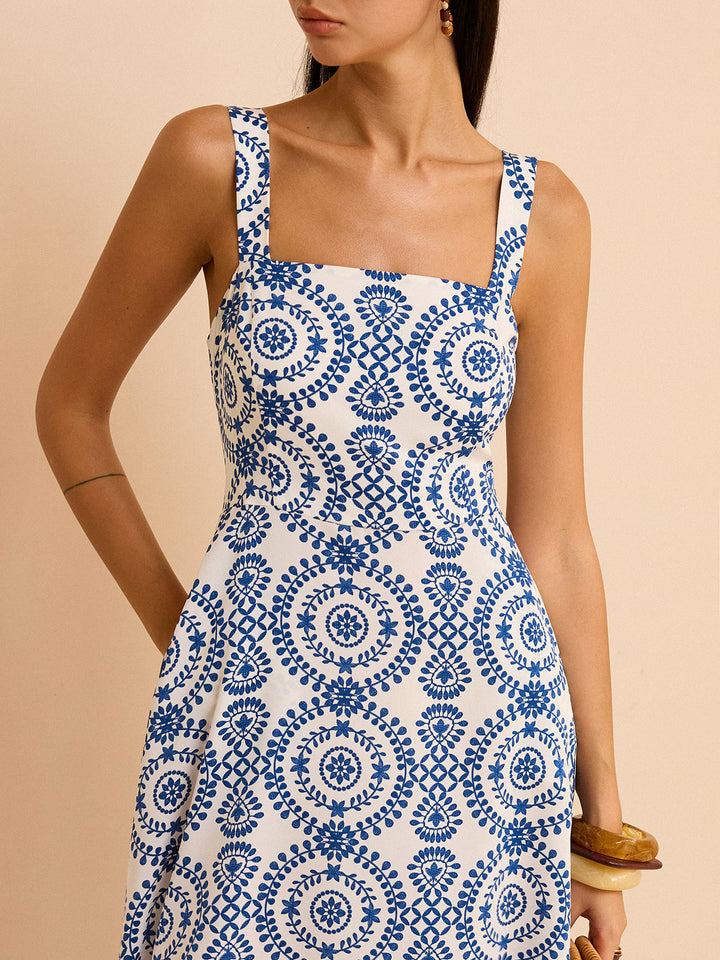 Boho Printed Maxi Dress