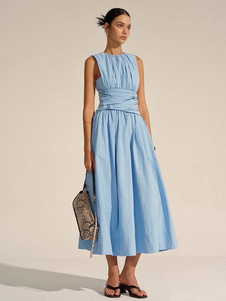 Ruched Waist Maxi Dress