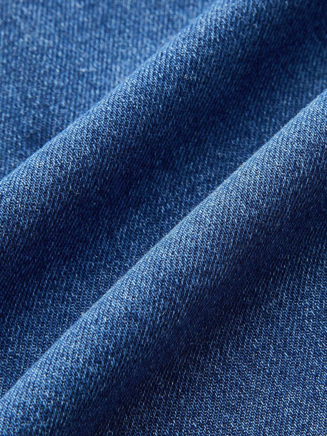 Sweetheart Collar Denim Dress