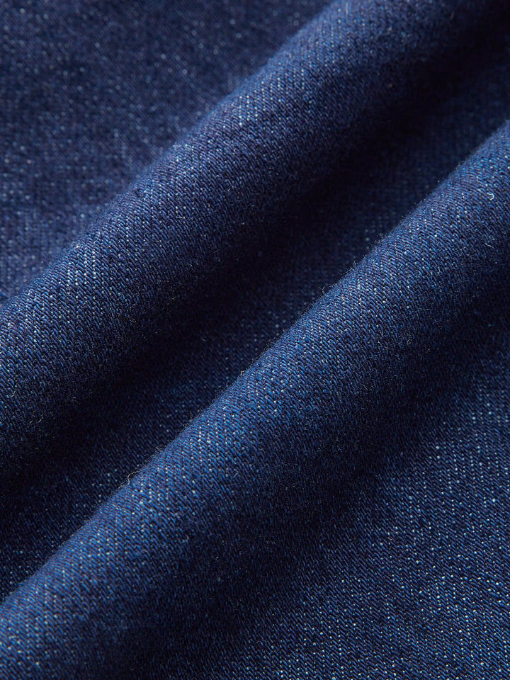 Strapless Denim Mini Dress with Decor Pockets