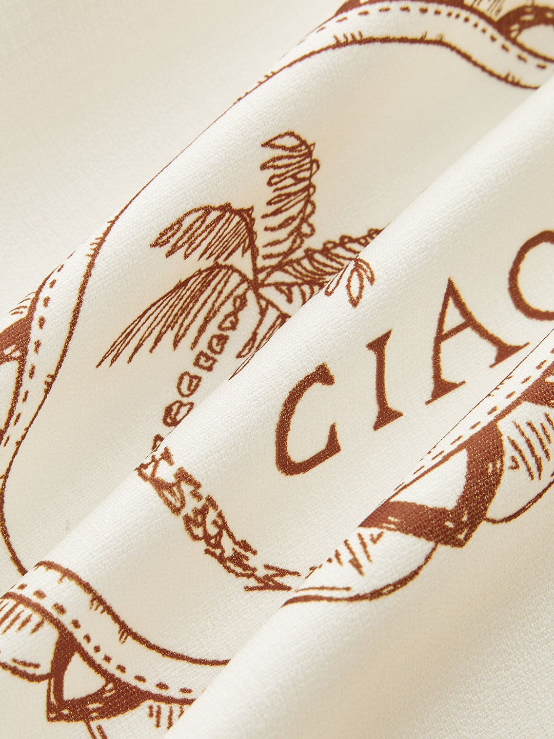 Printed Shirt Dress with Rope Tie Belt