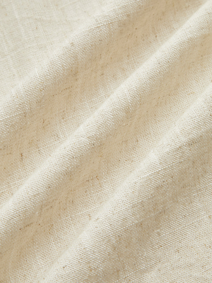 Cotton & Linen Kimono Sleeve Wrap Dress