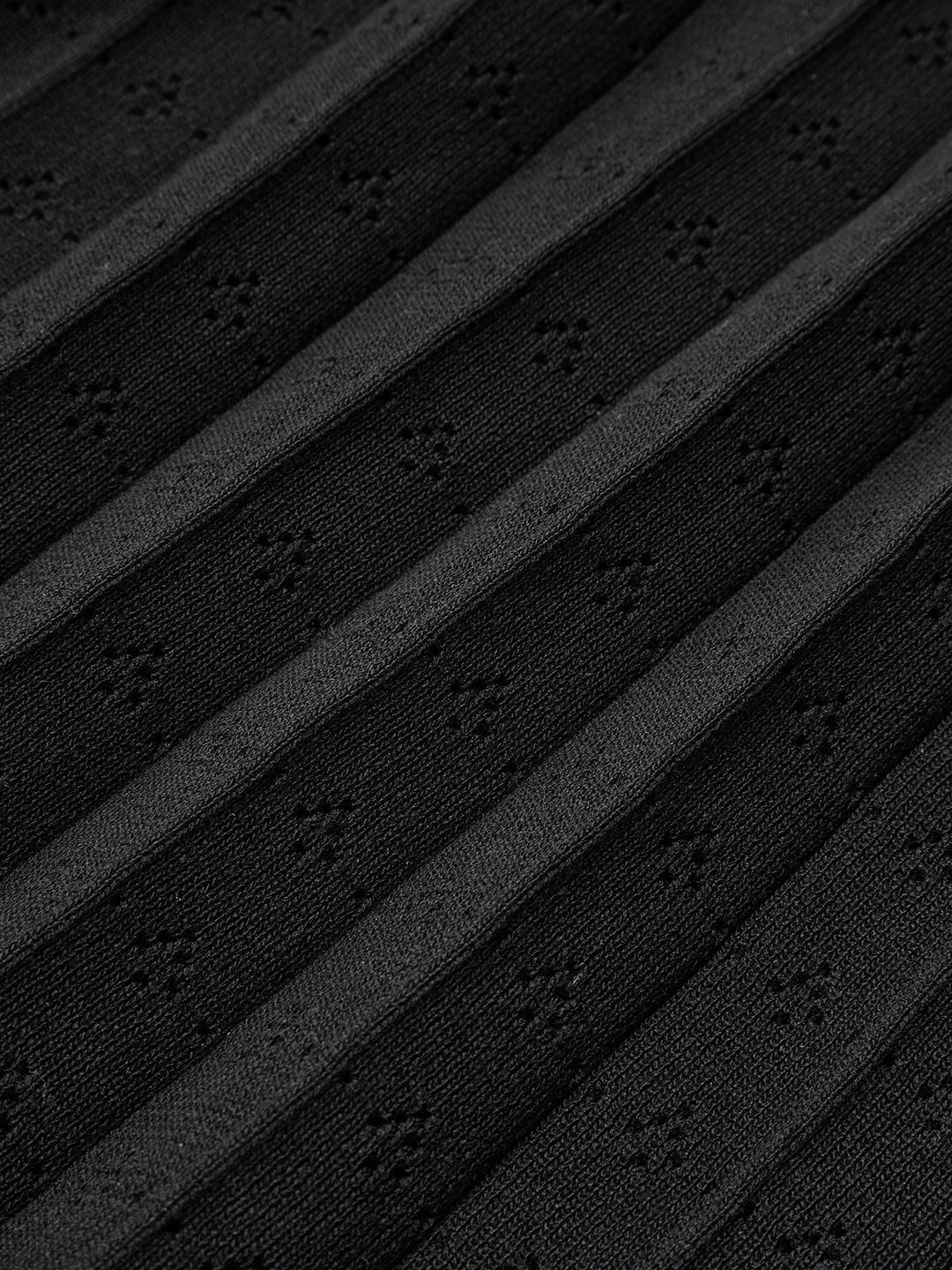 Pearl Trimmed Knit Midi Dress