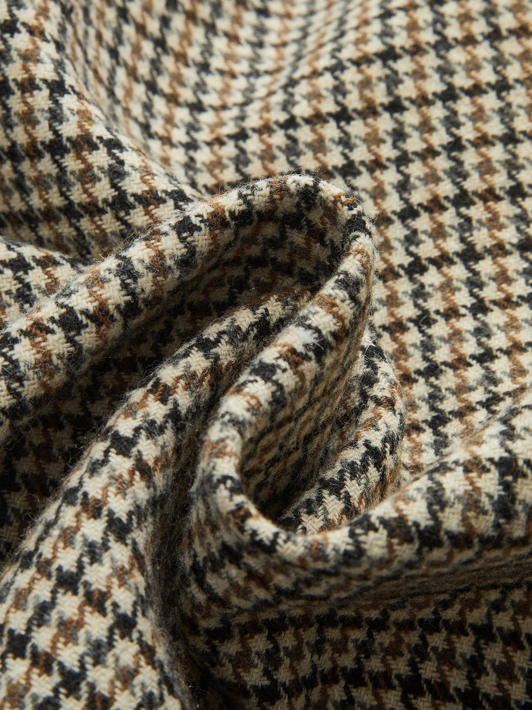 Plaid Contrast Trim Mini Dress