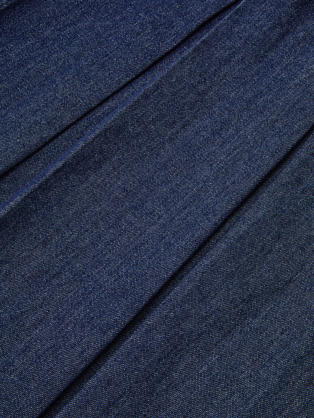 Denim Sleeveless Pleated Shirt Dress