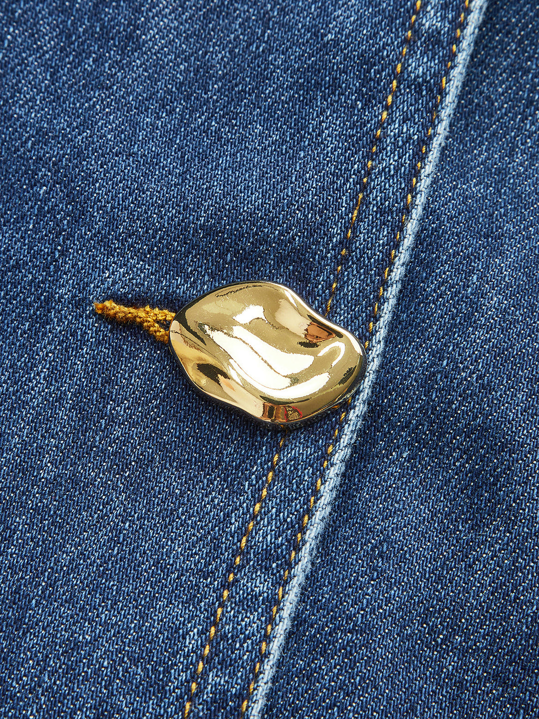 Pocketed Belted Denim Dress