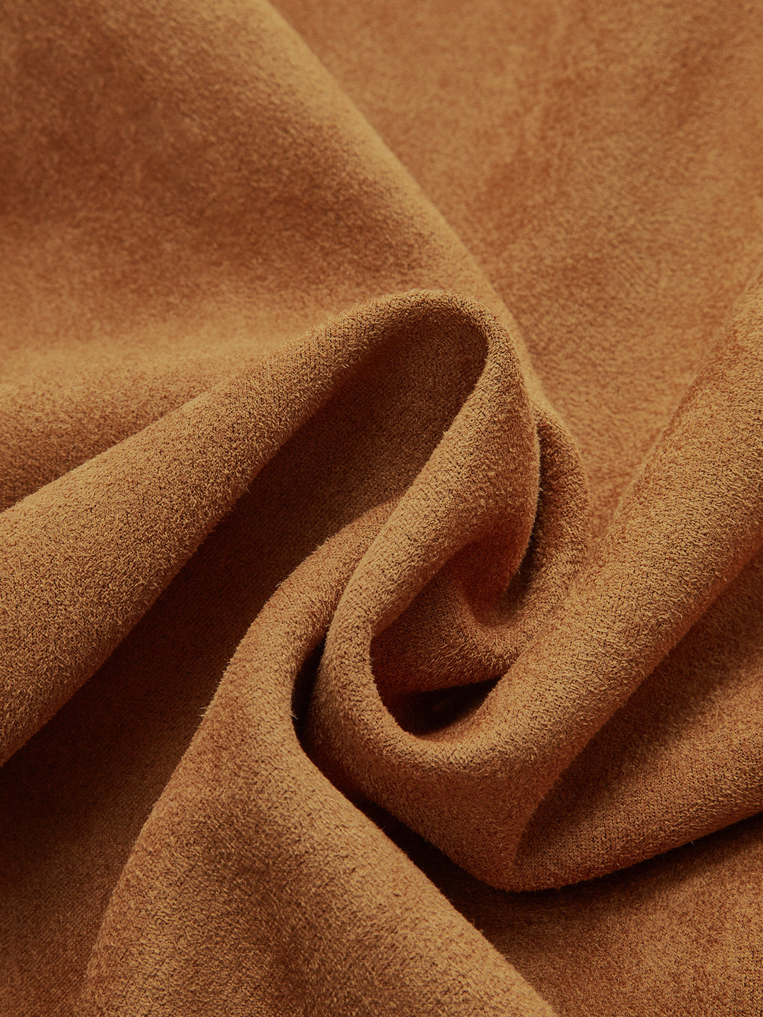 Asymmetrical Ruched Long Sleeve Suede Effect Mini Dress