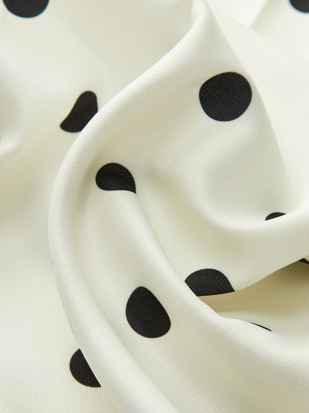 Polka Dot Square Neck Maxi Dress