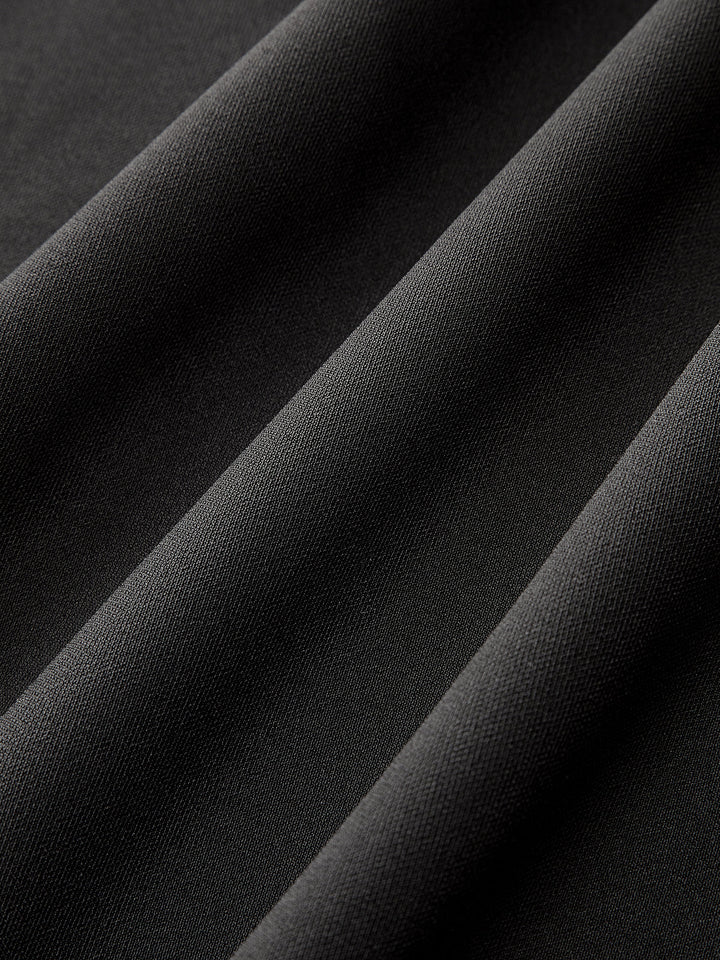 Cut-Out Contrast Collared Maxi Dress