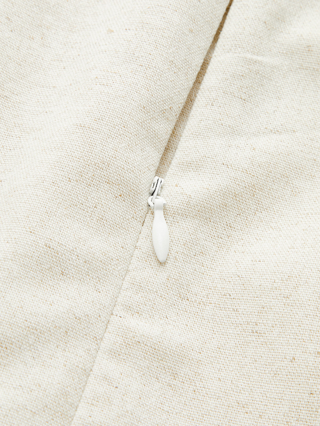 Cotton & Linen Belted Button Mini Dress