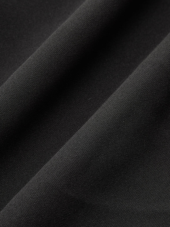 Sleeveless Square Neck Diamond Trim Flare Dress