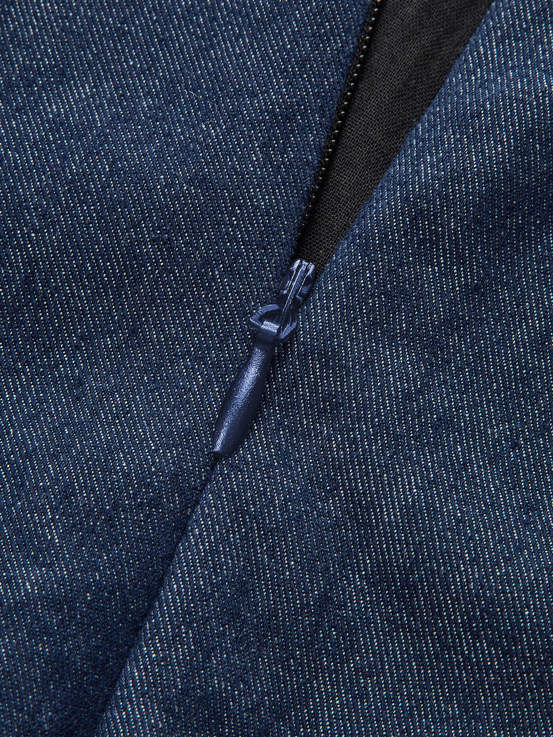 Lace Trim Denim Cami Maxi Dress