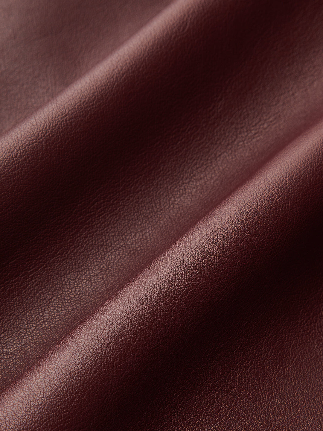 Double-Collar PU Leather Shirt Dress