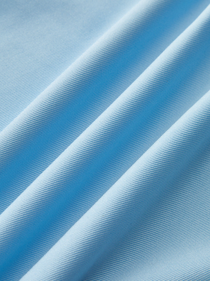 Metal Ring Draped Long Sleeve Maxi Dress