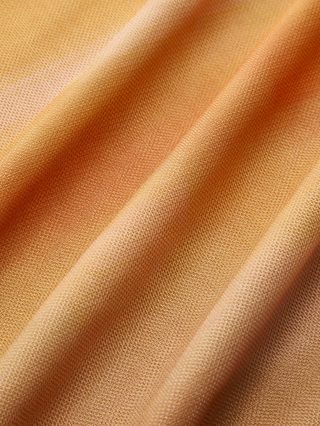 Tie-Dye Sunset-Print Mesh Midi Dress