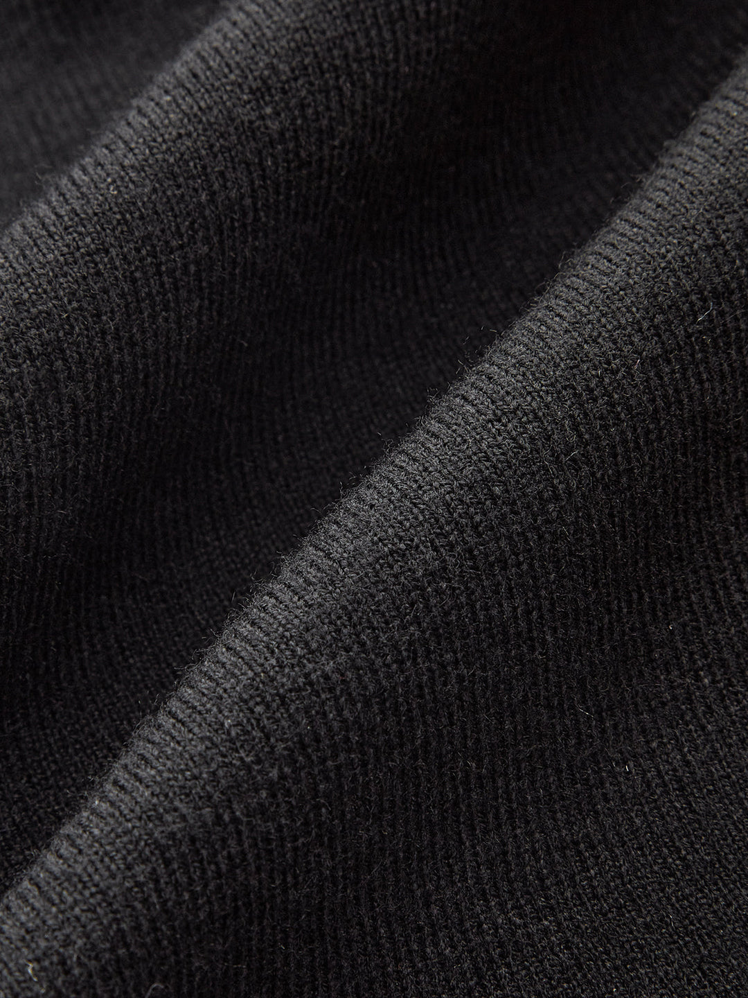 Contrast Cuff Collared Knit Maxi Dress