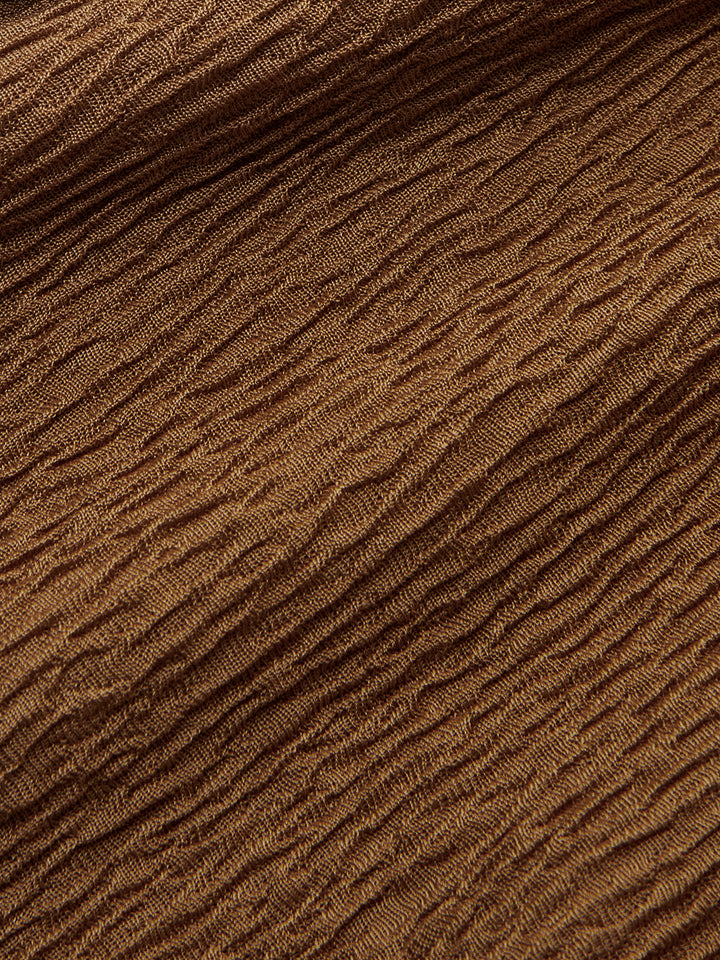 One-Shoulder Rope Ruched Mini Dress