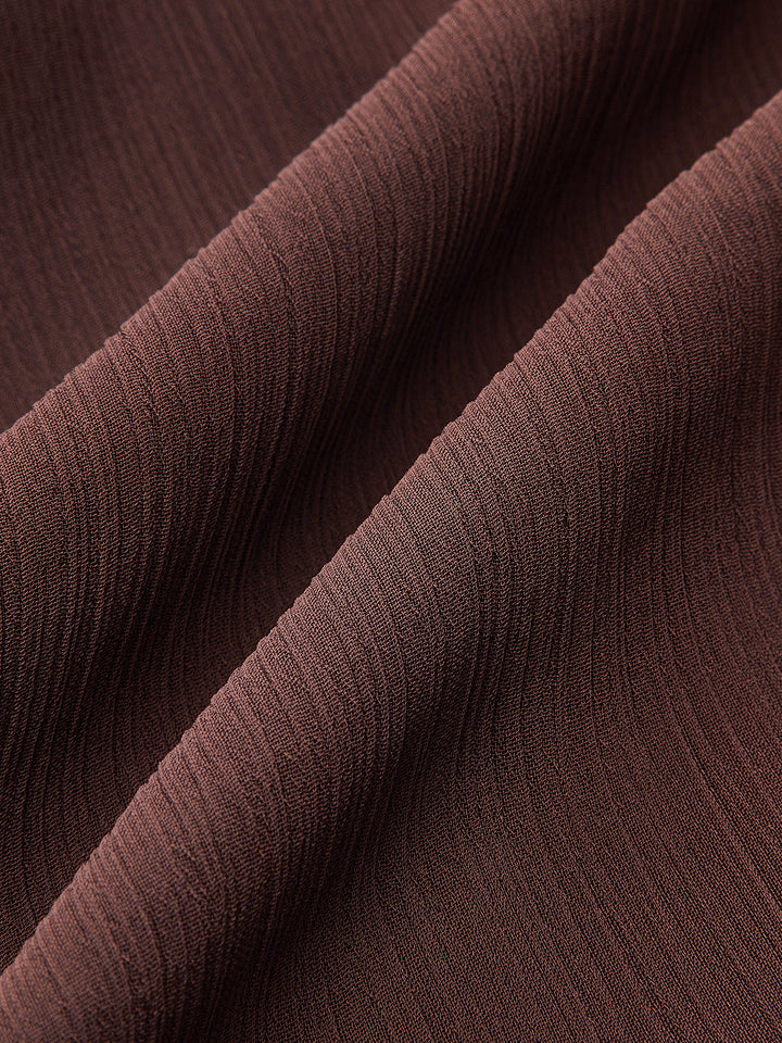 Chiffon Bow Long Sleeve Maxi Dress